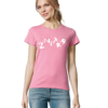 woman tshirt orchid color front